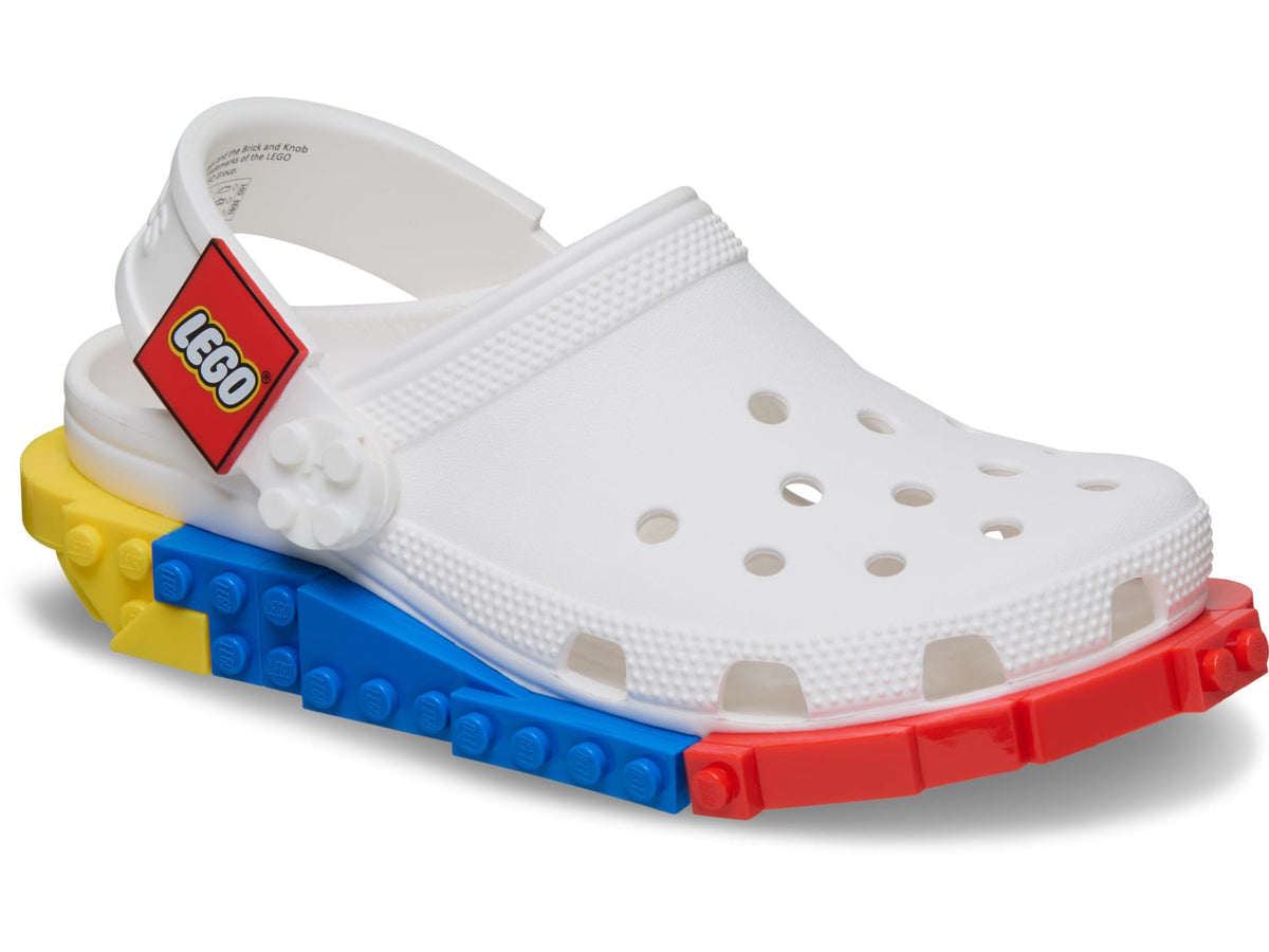 Crocs Unisex-Child Classic LEGO System Clogs, LEGO Shoes for Kids