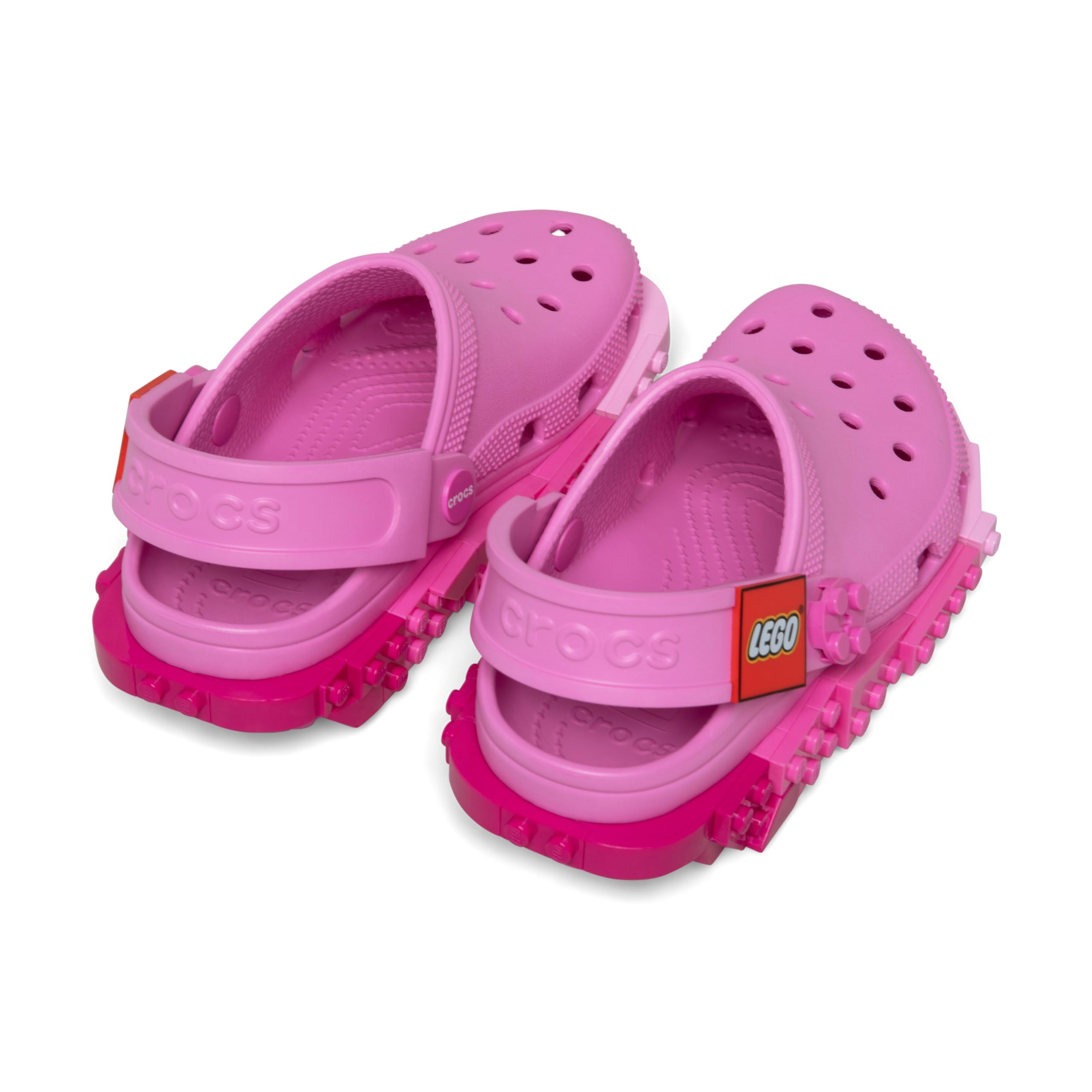 Crocs Unisex-Child Classic LEGO System Clogs, LEGO Shoes for Kids