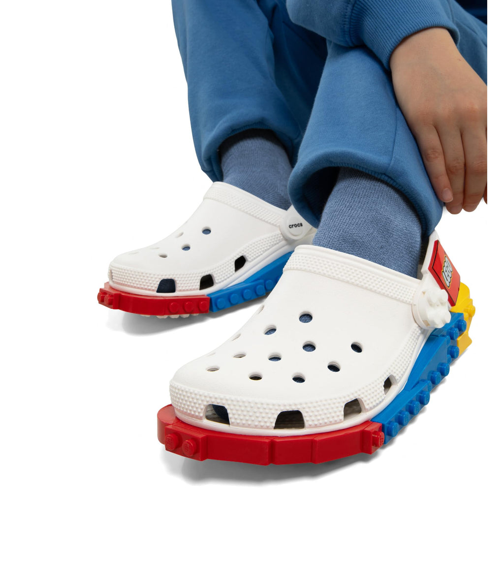 Crocs Unisex-Child Classic LEGO System Clogs, LEGO Shoes for Kids