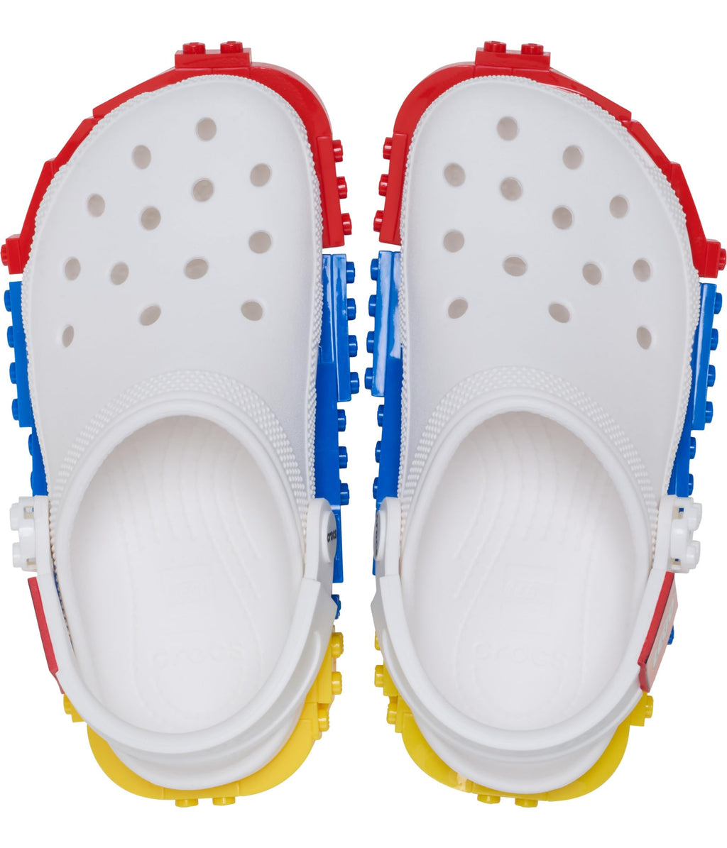 Crocs Unisex-Child Classic LEGO System Clogs, LEGO Shoes for Kids