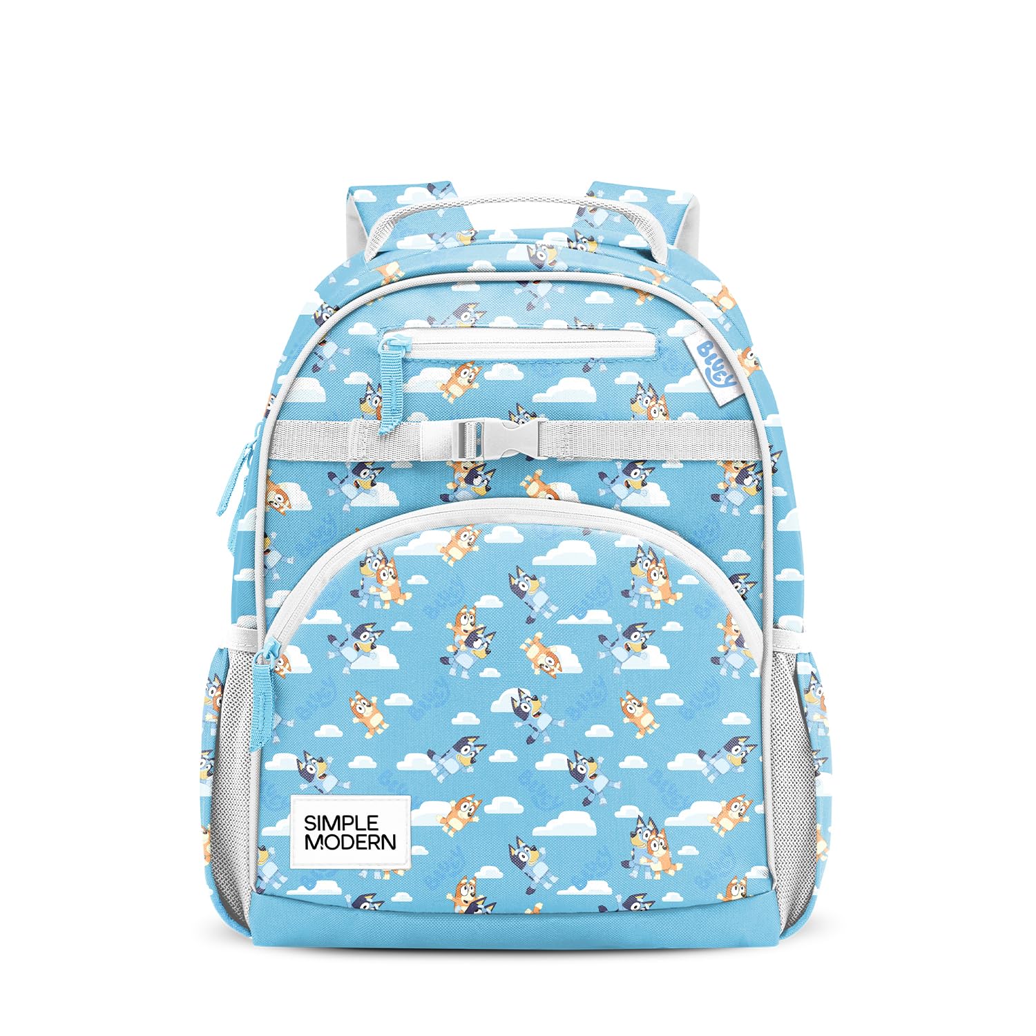 Simple Modern Medium Disney Pixar Toddler Backpack for School Girls and Boys | Kindergarten Elementary Kids Backpack | Fletcher Collection | Kids - 15" tall | Pixar Mashup on Blue
