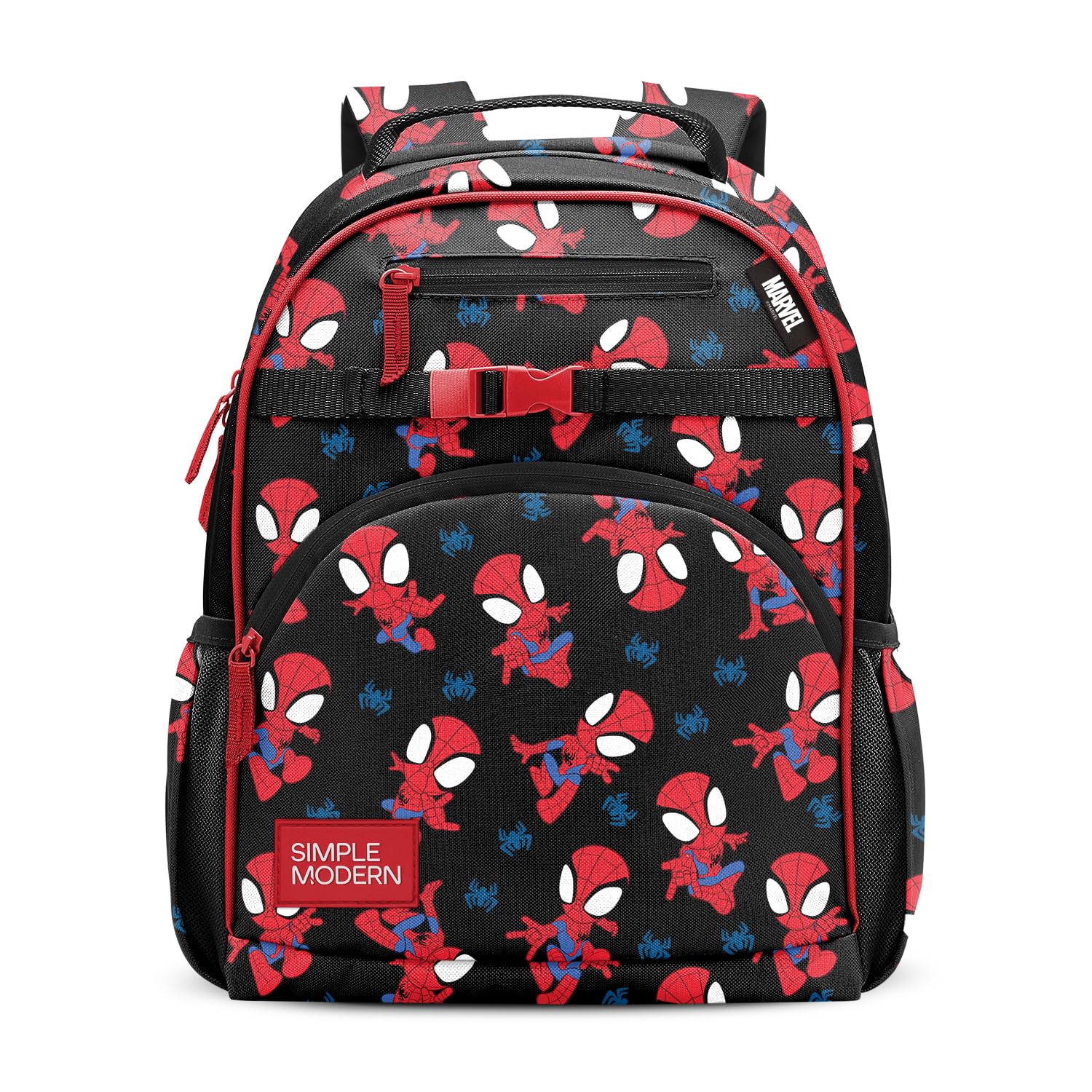 Simple Modern Medium Disney Pixar Toddler Backpack for School Girls and Boys | Kindergarten Elementary Kids Backpack | Fletcher Collection | Kids - 15" tall | Pixar Mashup on Blue