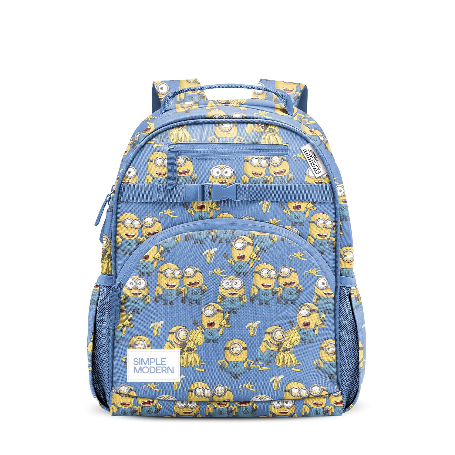Simple Modern Medium Disney Pixar Toddler Backpack for School Girls and Boys | Kindergarten Elementary Kids Backpack | Fletcher Collection | Kids - 15" tall | Pixar Mashup on Blue