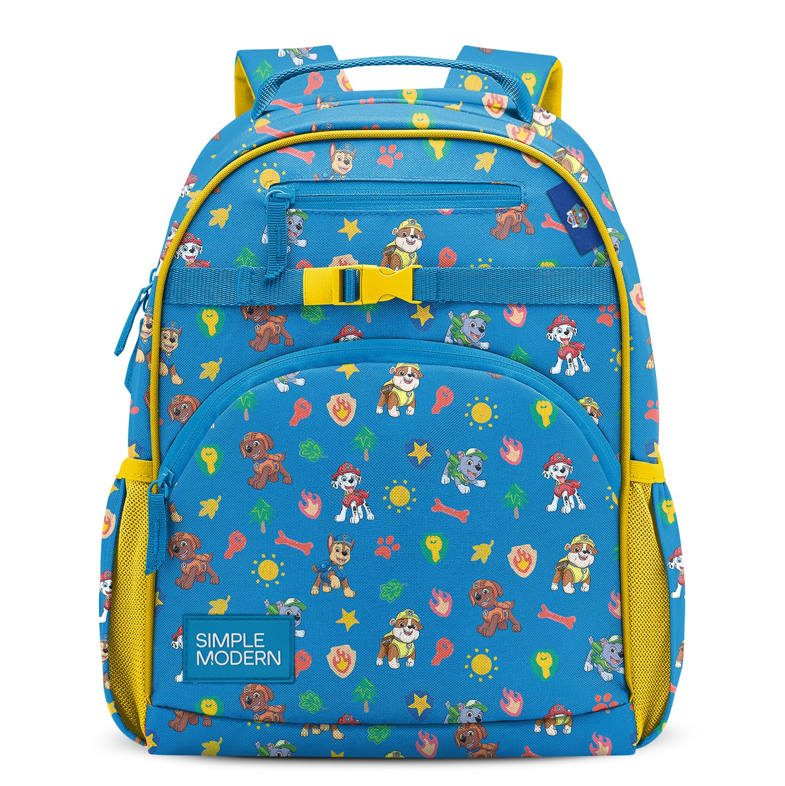 Simple Modern Medium Disney Pixar Toddler Backpack for School Girls and Boys | Kindergarten Elementary Kids Backpack | Fletcher Collection | Kids - 15" tall | Pixar Mashup on Blue