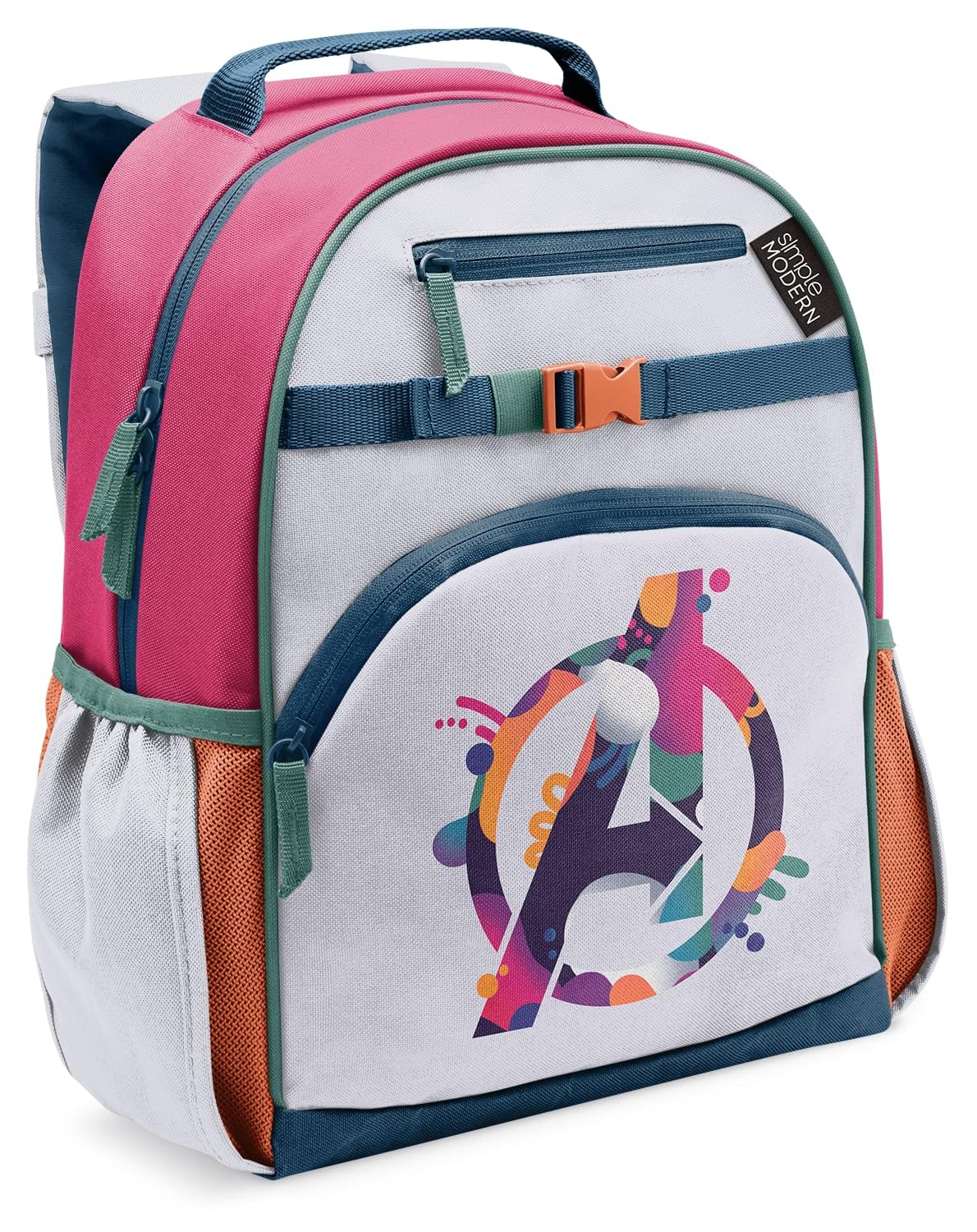 Simple Modern Medium Disney Pixar Toddler Backpack for School Girls and Boys | Kindergarten Elementary Kids Backpack | Fletcher Collection | Kids - 15" tall | Pixar Mashup on Blue