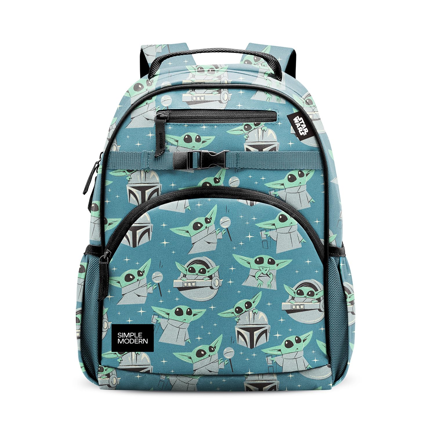 Simple Modern Medium Disney Pixar Toddler Backpack for School Girls and Boys | Kindergarten Elementary Kids Backpack | Fletcher Collection | Kids - 15" tall | Pixar Mashup on Blue