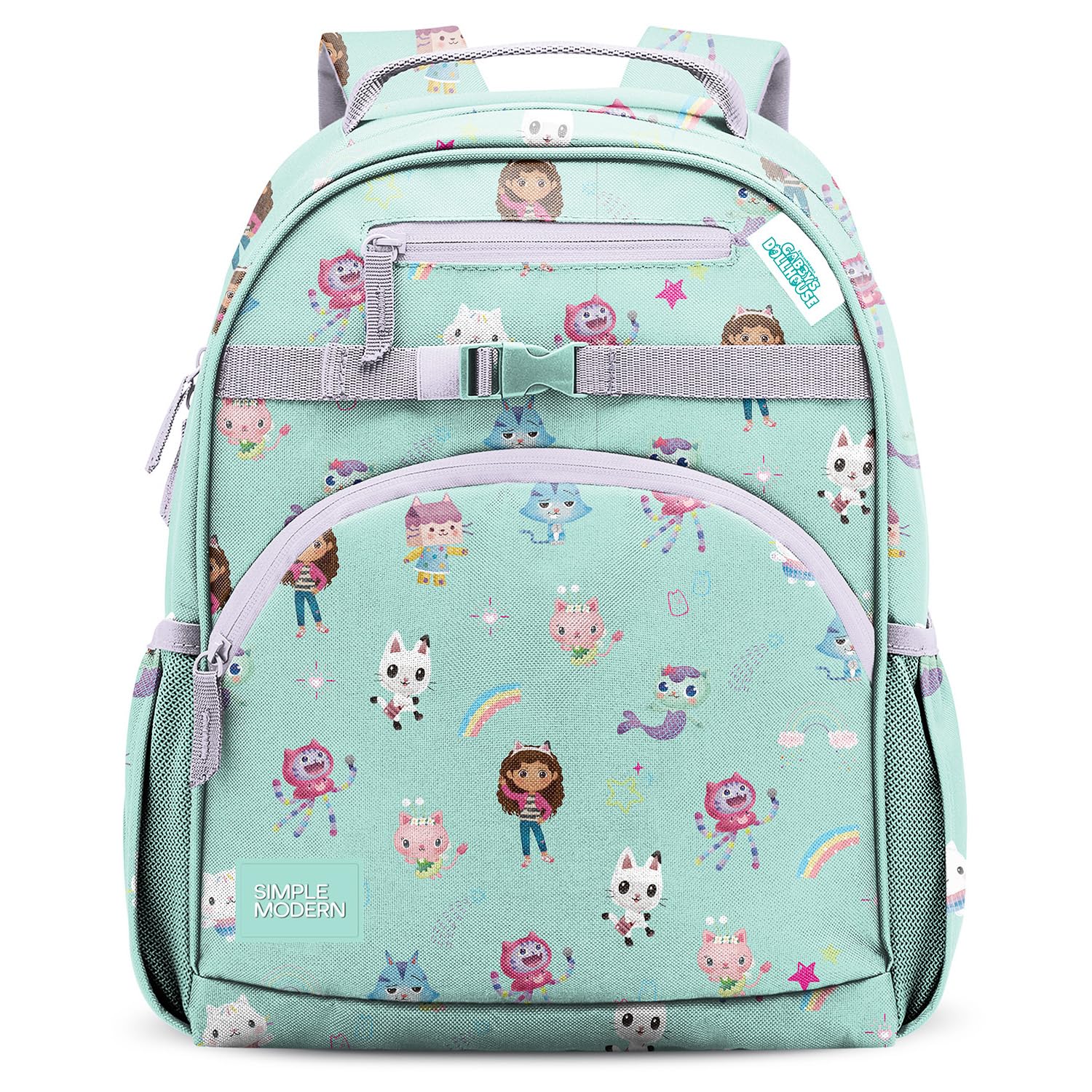 Simple Modern Medium Disney Pixar Toddler Backpack for School Girls and Boys | Kindergarten Elementary Kids Backpack | Fletcher Collection | Kids - 15" tall | Pixar Mashup on Blue