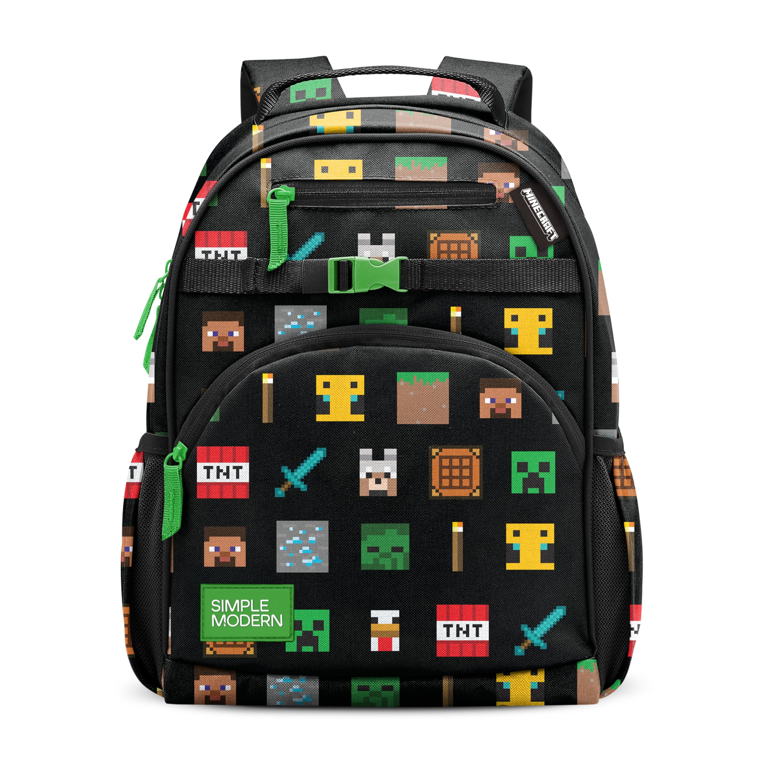 Simple Modern Medium Disney Pixar Toddler Backpack for School Girls and Boys | Kindergarten Elementary Kids Backpack | Fletcher Collection | Kids - 15" tall | Pixar Mashup on Blue