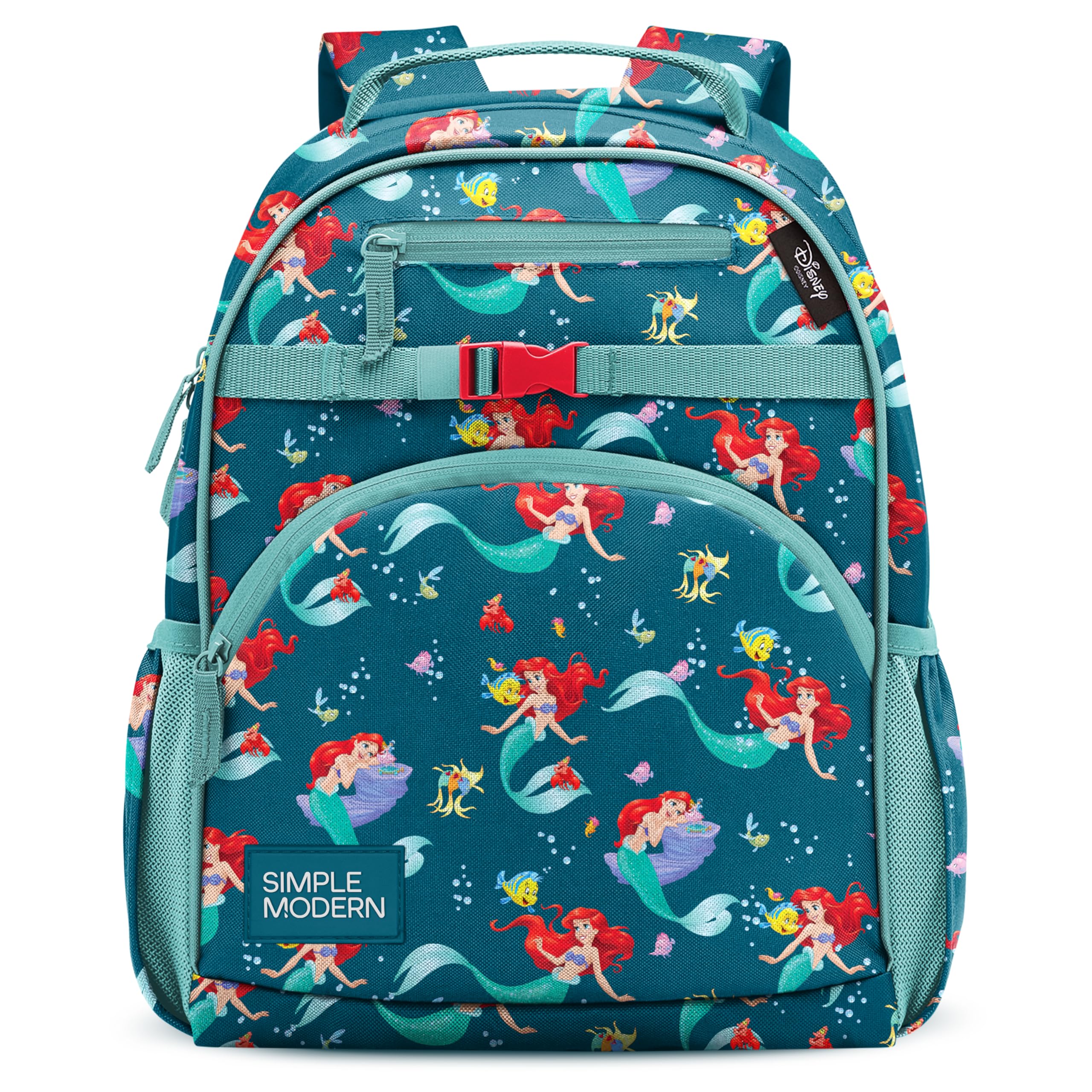 Simple Modern Medium Disney Pixar Toddler Backpack for School Girls and Boys | Kindergarten Elementary Kids Backpack | Fletcher Collection | Kids - 15" tall | Pixar Mashup on Blue