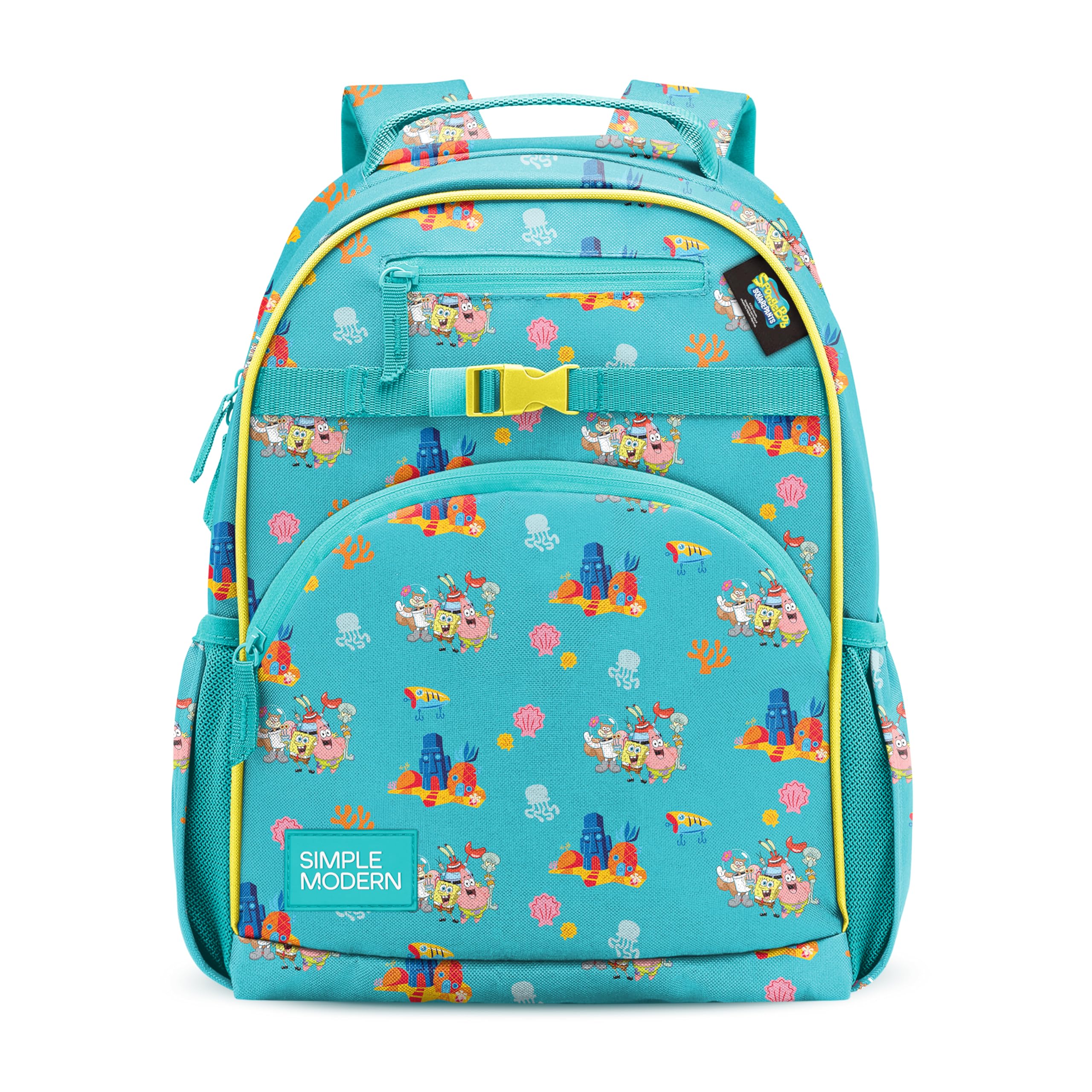 Simple Modern Medium Disney Pixar Toddler Backpack for School Girls and Boys | Kindergarten Elementary Kids Backpack | Fletcher Collection | Kids - 15" tall | Pixar Mashup on Blue