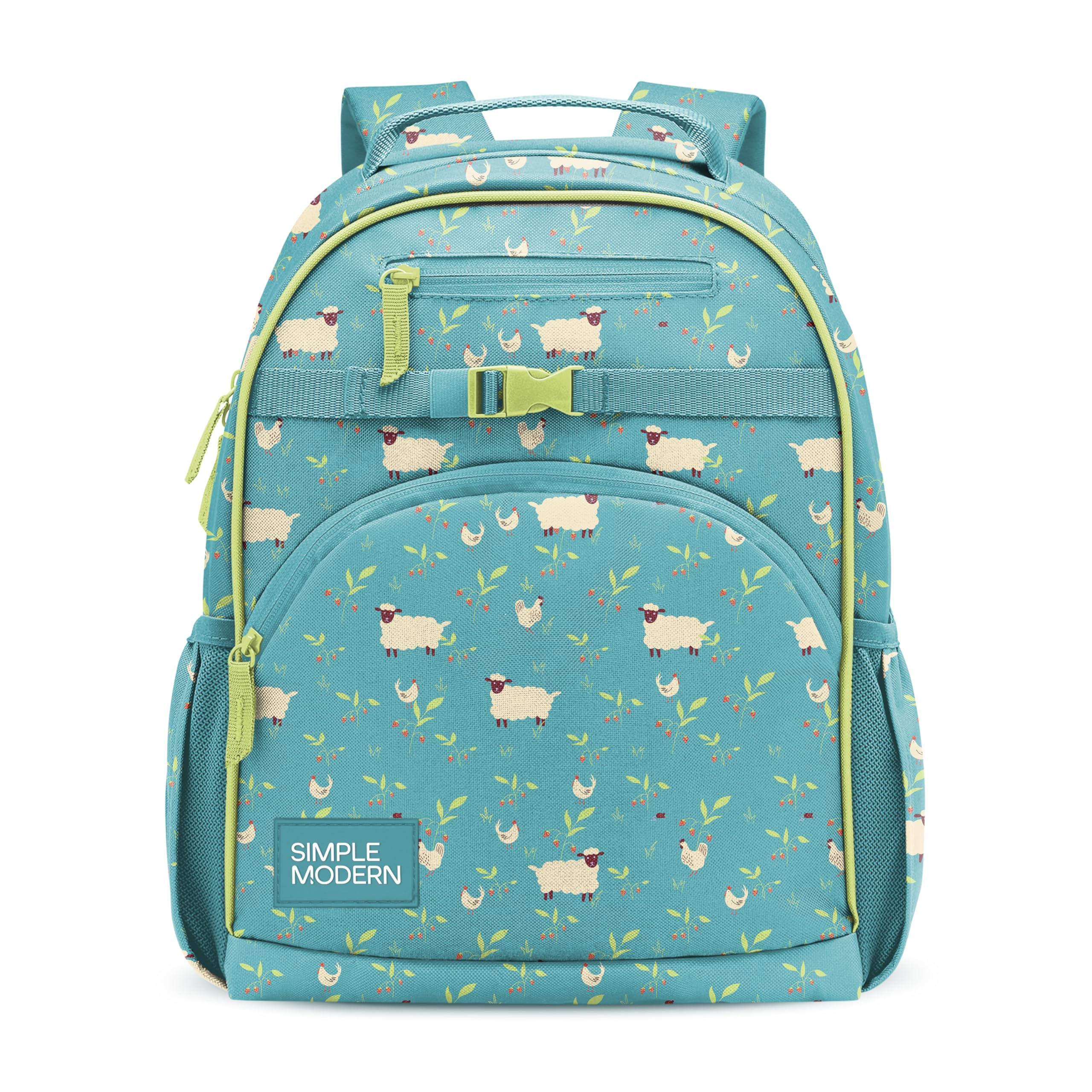 Simple Modern Medium Disney Pixar Toddler Backpack for School Girls and Boys | Kindergarten Elementary Kids Backpack | Fletcher Collection | Kids - 15" tall | Pixar Mashup on Blue