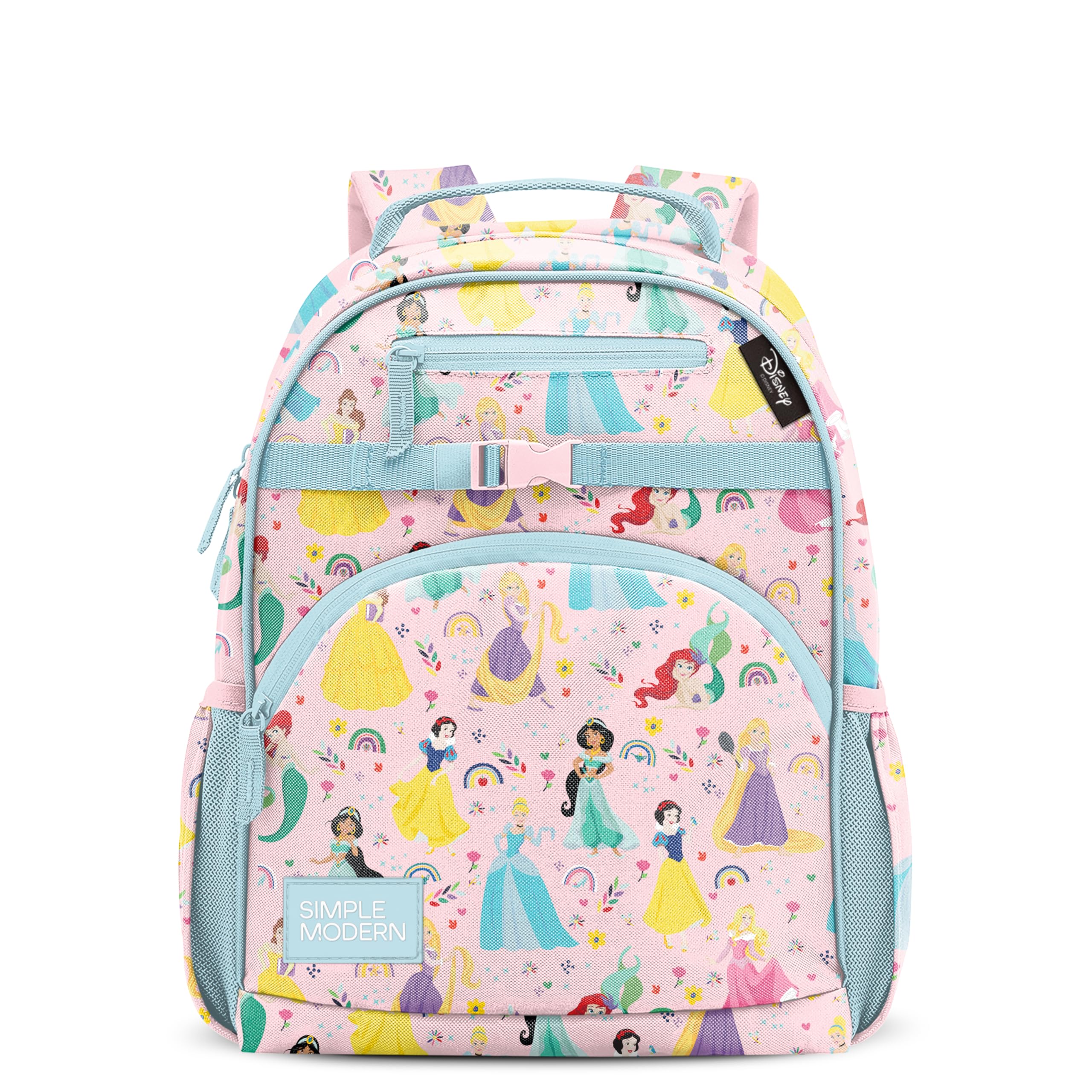 Simple Modern Medium Disney Pixar Toddler Backpack for School Girls and Boys | Kindergarten Elementary Kids Backpack | Fletcher Collection | Kids - 15" tall | Pixar Mashup on Blue