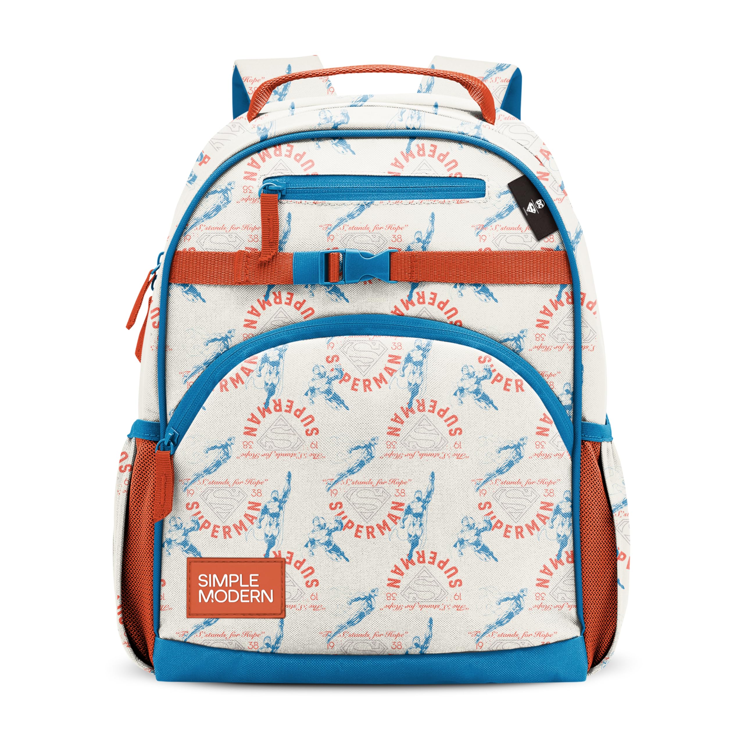 Simple Modern Medium Disney Pixar Toddler Backpack for School Girls and Boys | Kindergarten Elementary Kids Backpack | Fletcher Collection | Kids - 15" tall | Pixar Mashup on Blue