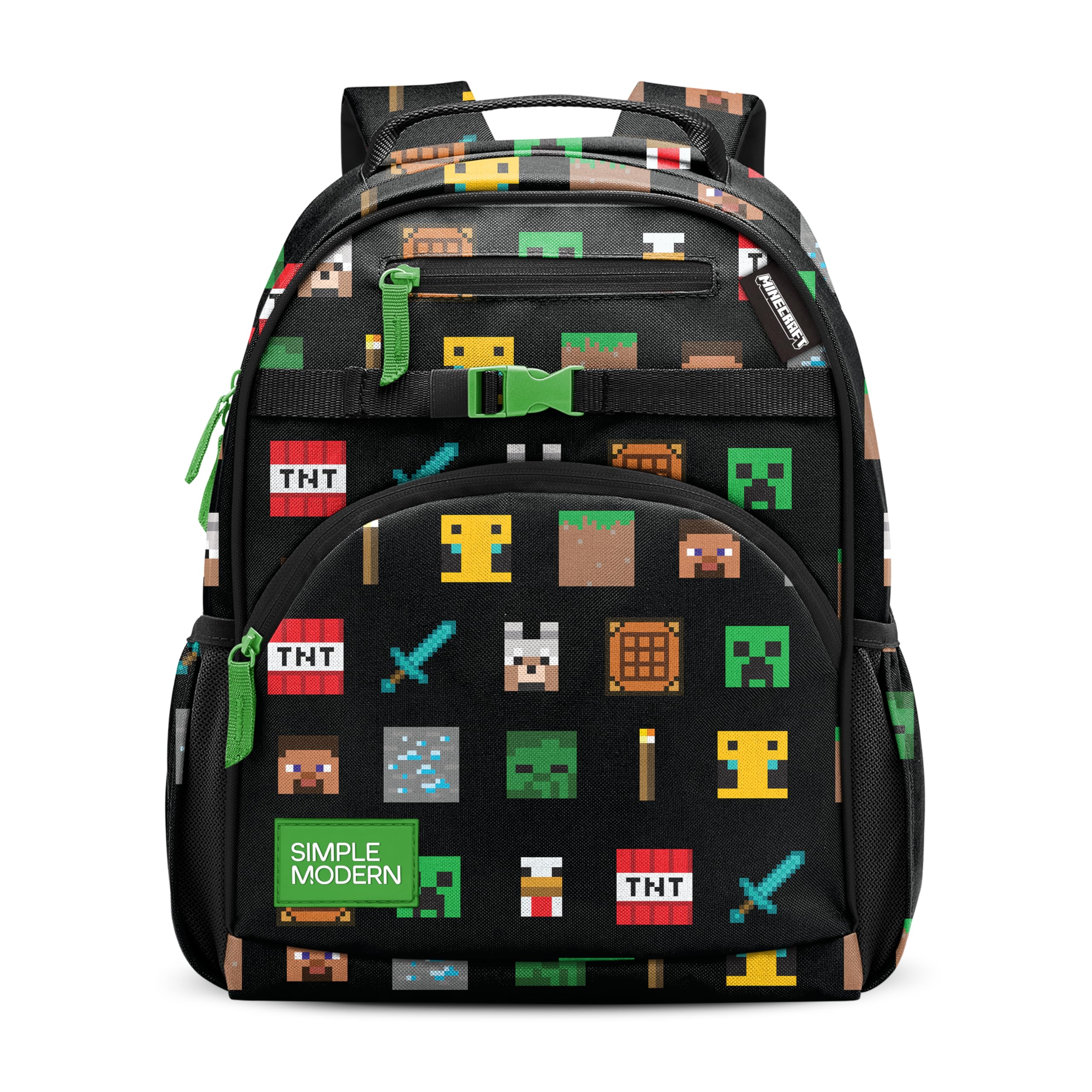 Simple Modern Medium Disney Pixar Toddler Backpack for School Girls and Boys | Kindergarten Elementary Kids Backpack | Fletcher Collection | Kids - 15" tall | Pixar Mashup on Blue