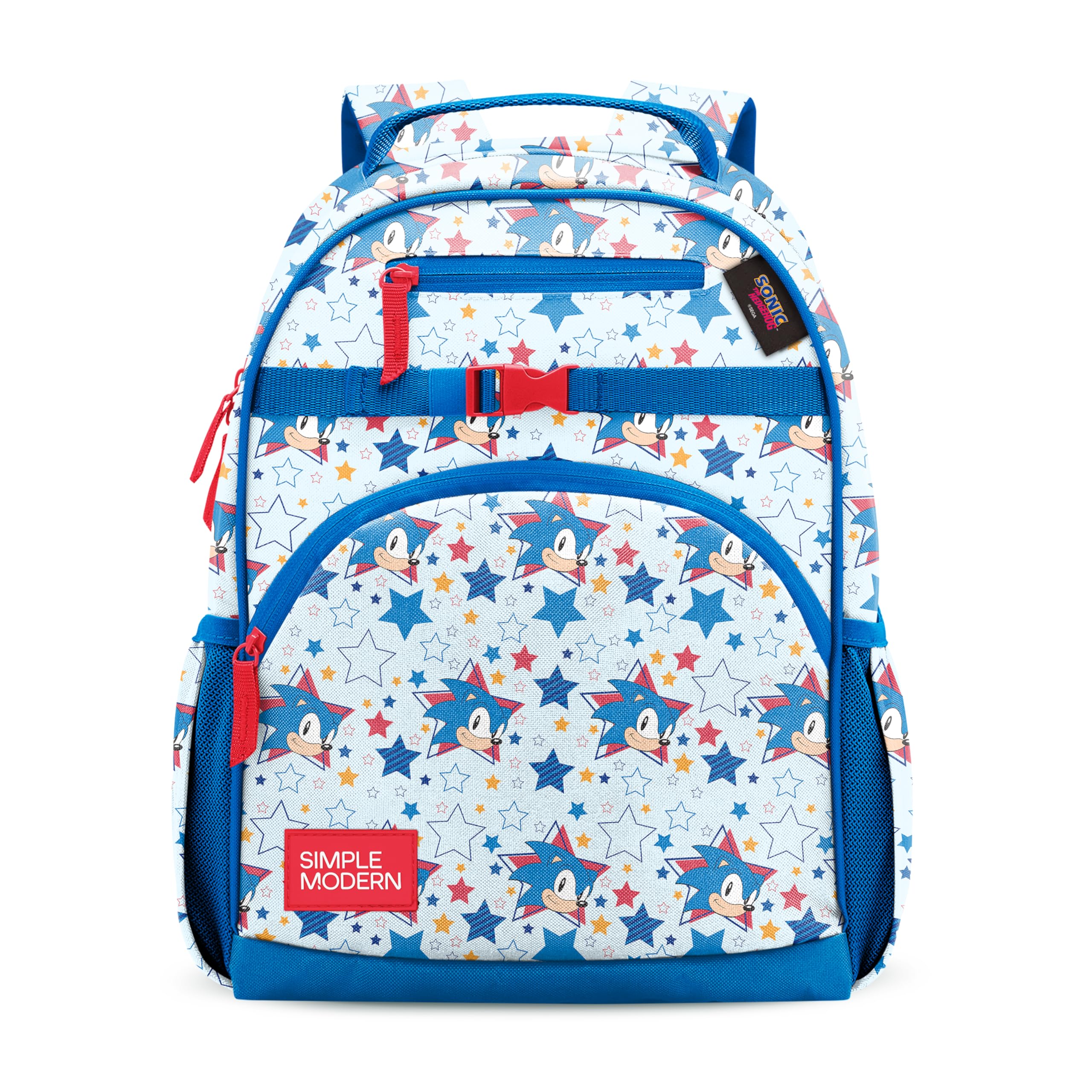 Simple Modern Medium Disney Pixar Toddler Backpack for School Girls and Boys | Kindergarten Elementary Kids Backpack | Fletcher Collection | Kids - 15" tall | Pixar Mashup on Blue