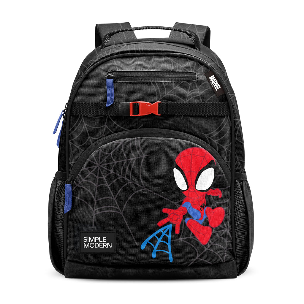 Simple Modern Medium Disney Pixar Toddler Backpack for School Girls and Boys | Kindergarten Elementary Kids Backpack | Fletcher Collection | Kids - 15" tall | Pixar Mashup on Blue